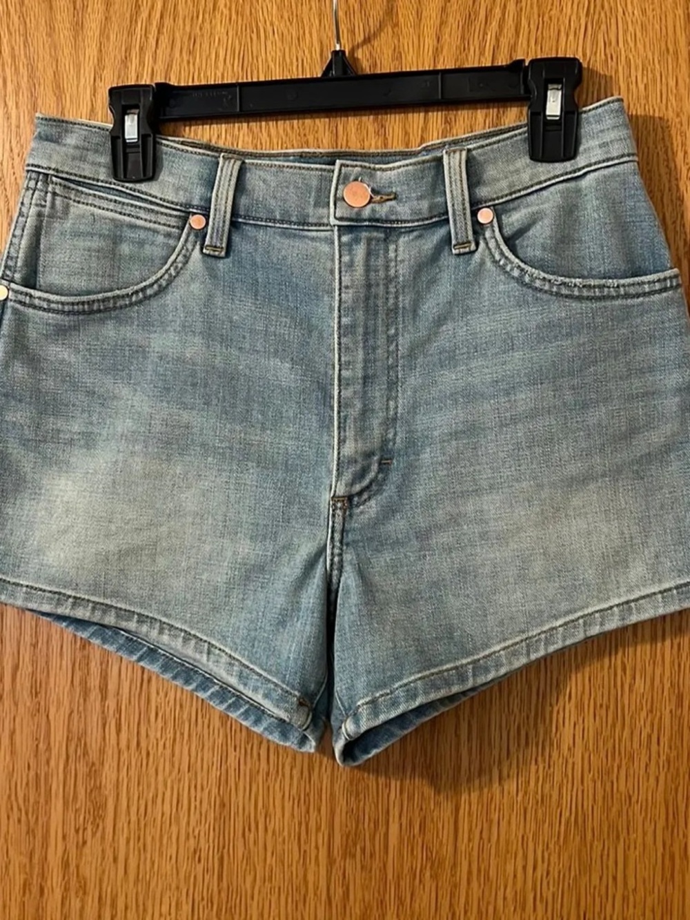Wrangler Light Blue Denim Jean Shorts